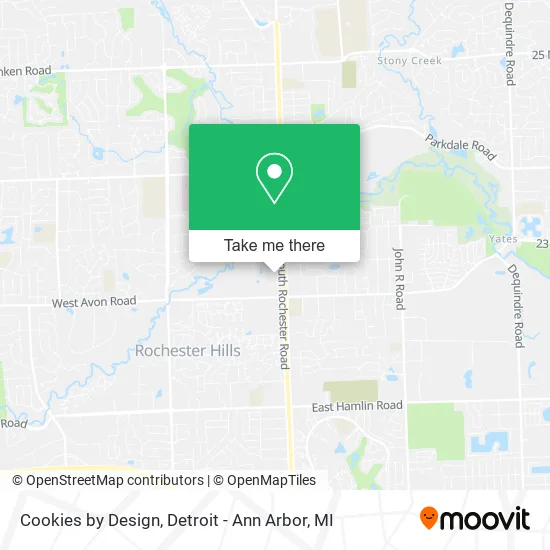 Cookies by Design map