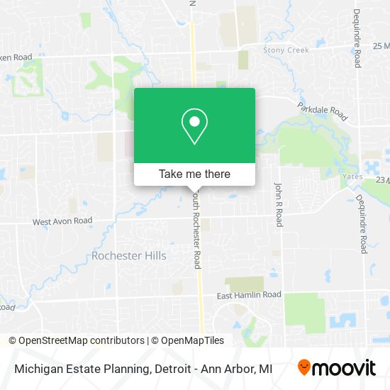 Michigan Estate Planning map