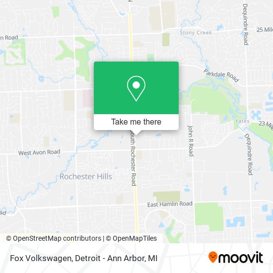 Mapa de Fox Volkswagen