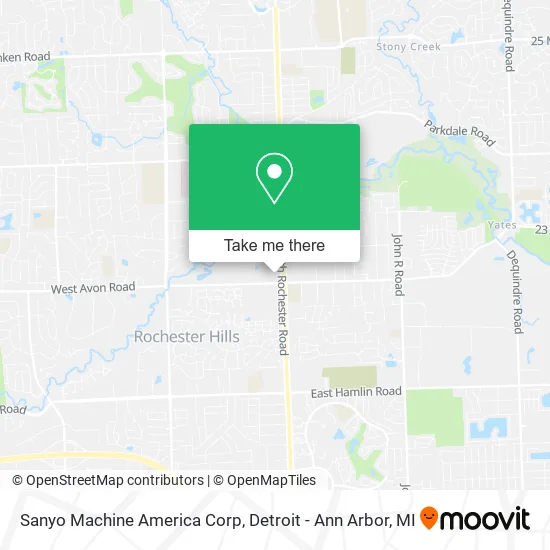 Sanyo Machine America Corp map