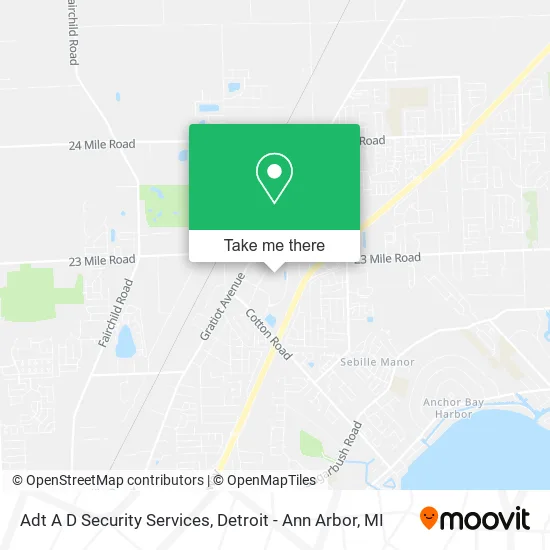 Adt A D Security Services map