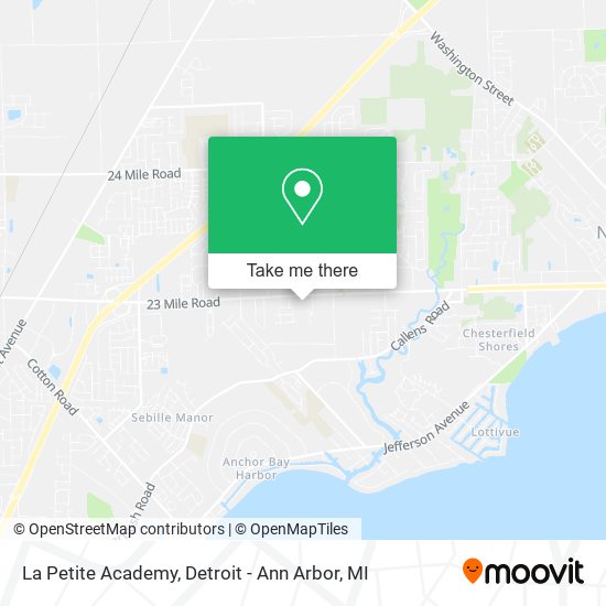 Mapa de La Petite Academy