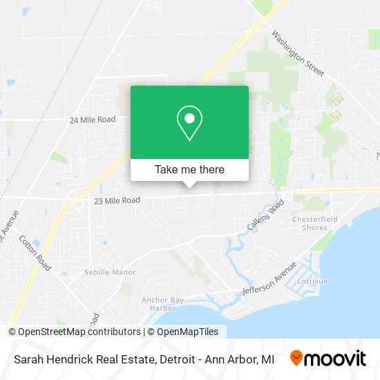 Mapa de Sarah Hendrick Real Estate