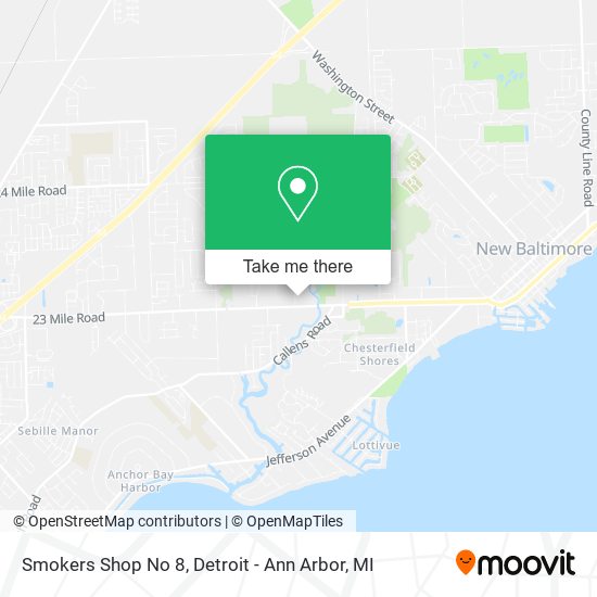 Mapa de Smokers Shop No 8
