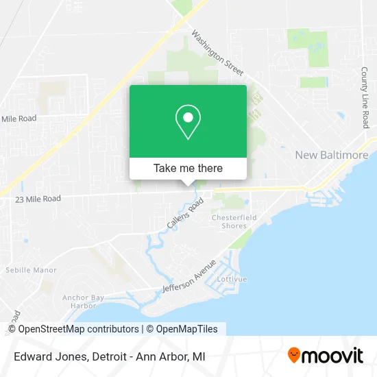 Edward Jones map