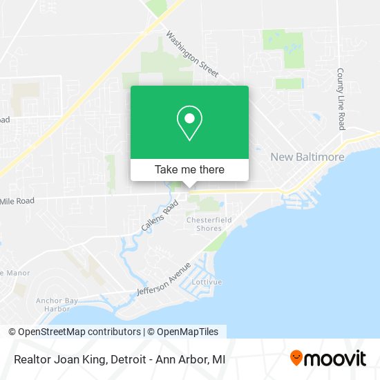 Realtor Joan King map