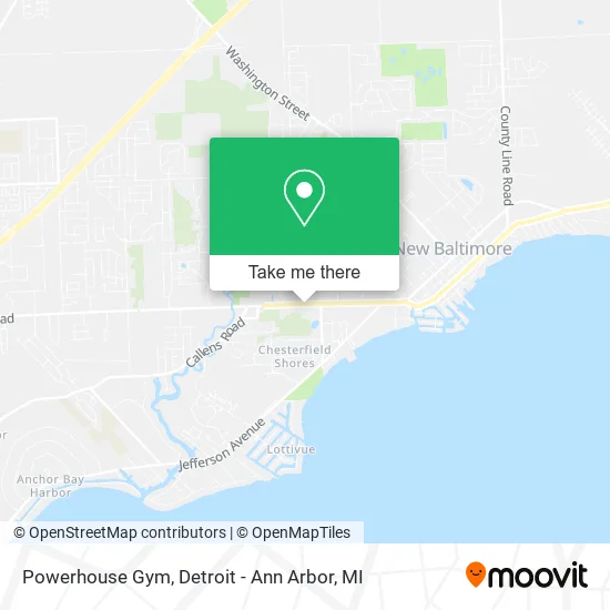 Powerhouse Gym map