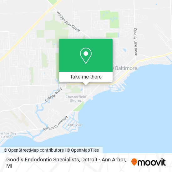 Mapa de Goodis Endodontic Specialists
