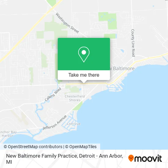 New Baltimore Family Practice map