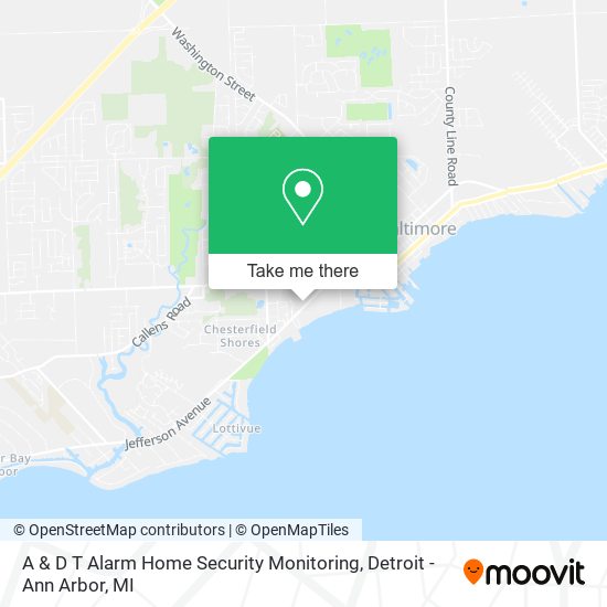 Mapa de A & D T Alarm Home Security Monitoring