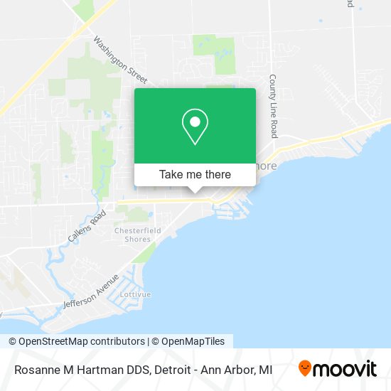 Mapa de Rosanne M Hartman DDS