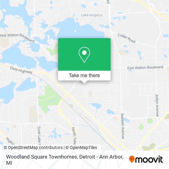 Woodland Square Townhomes map