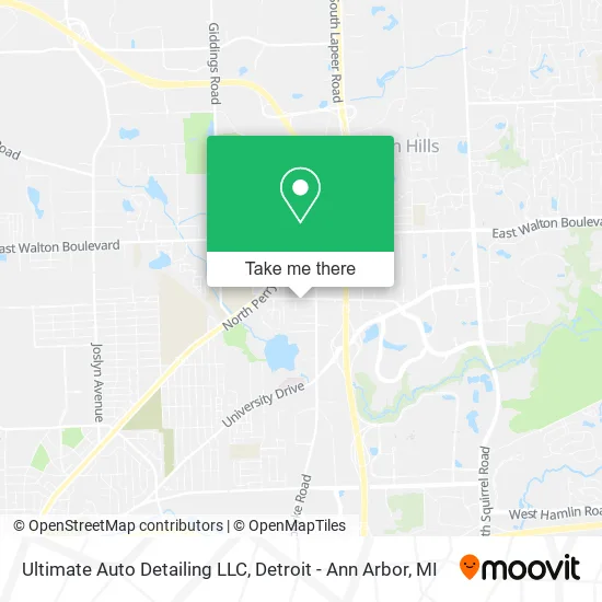 Ultimate Auto Detailing LLC map
