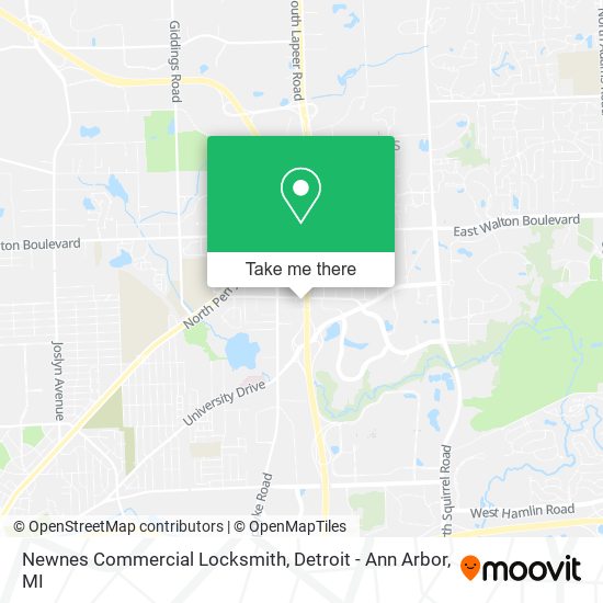 Mapa de Newnes Commercial Locksmith