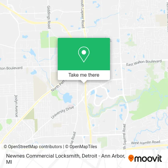 Newnes Commercial Locksmith map