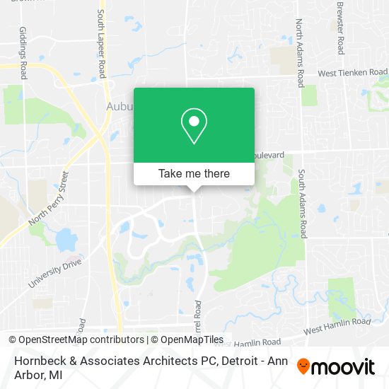 Mapa de Hornbeck & Associates Architects PC