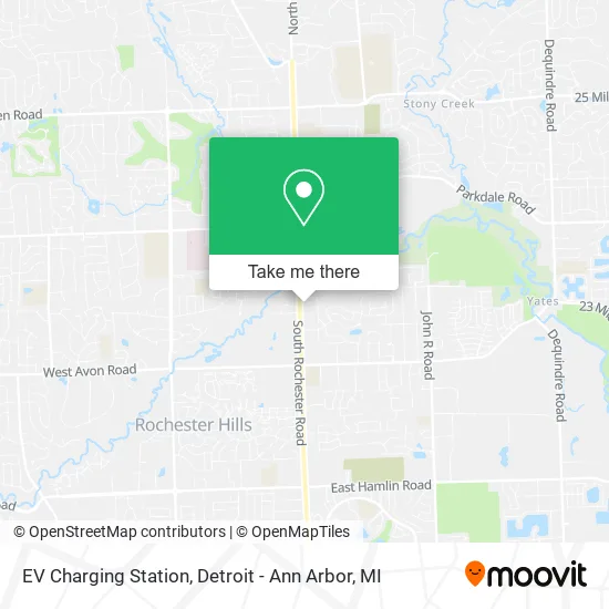 EV Charging Station map