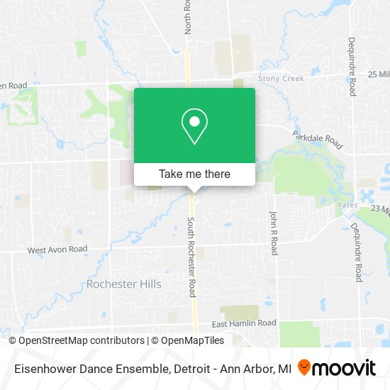 Eisenhower Dance Ensemble map