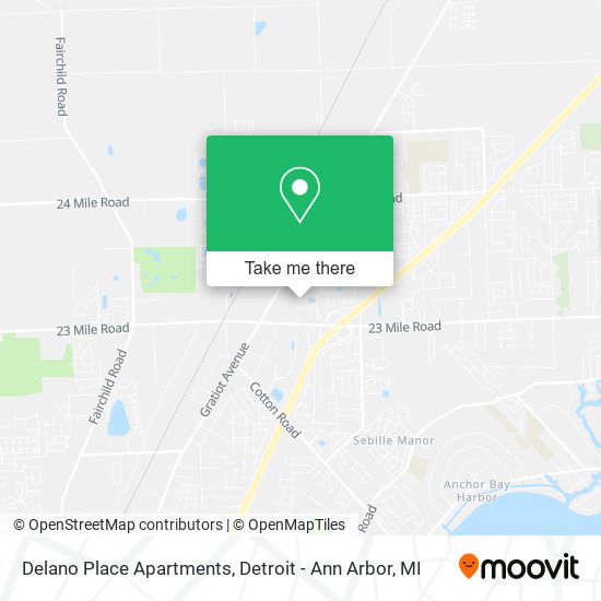 Delano Place Apartments map