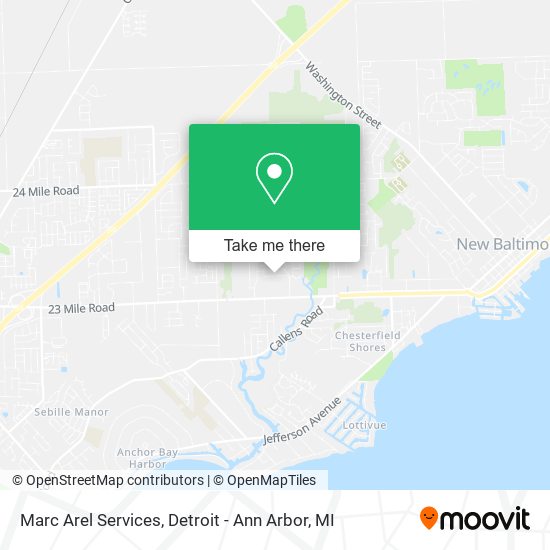 Marc Arel Services map