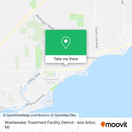 Wastewater Treatment Facility map