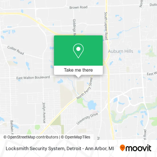 Locksmith Security System map