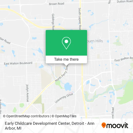 Early Childcare Development Center map