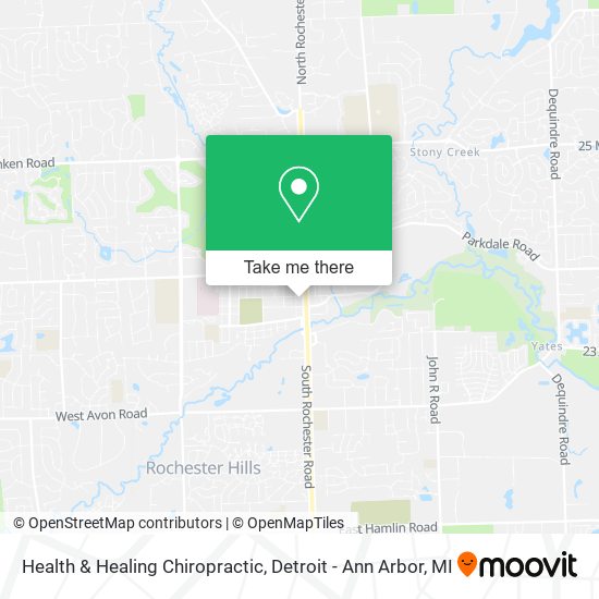 Mapa de Health & Healing Chiropractic