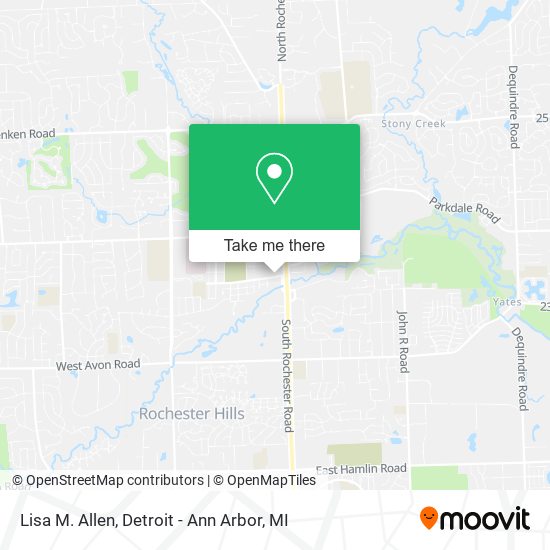 Mapa de Lisa M. Allen