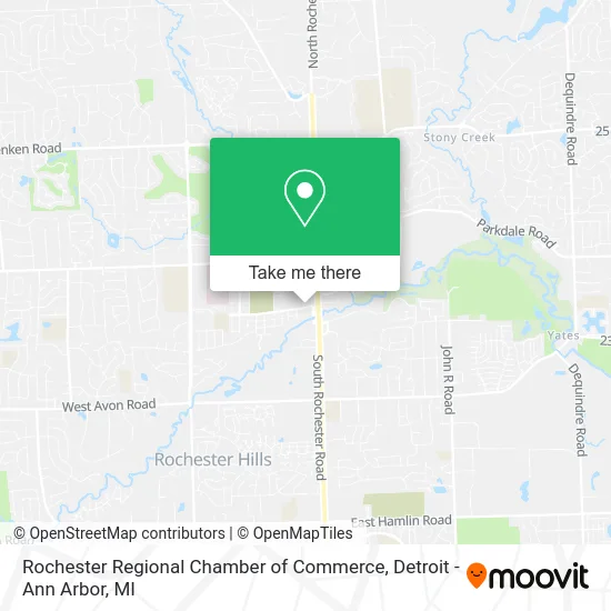 Rochester Regional Chamber of Commerce map