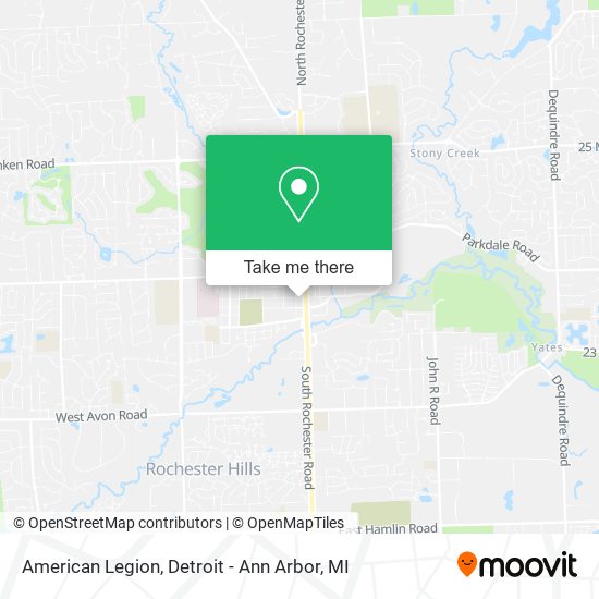 Mapa de American Legion