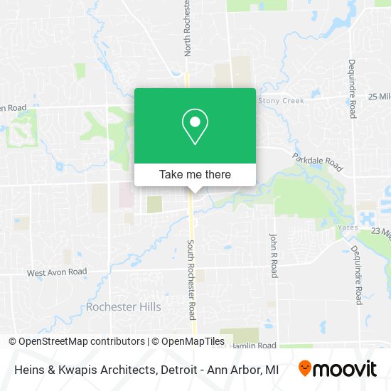 Heins & Kwapis Architects map