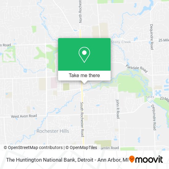 The Huntington National Bank map
