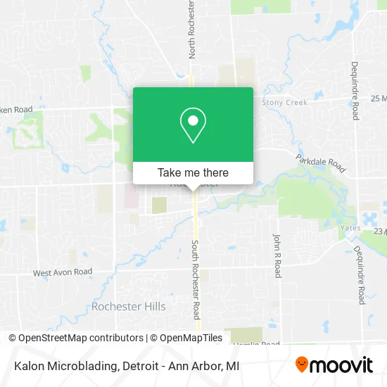 Kalon Microblading map