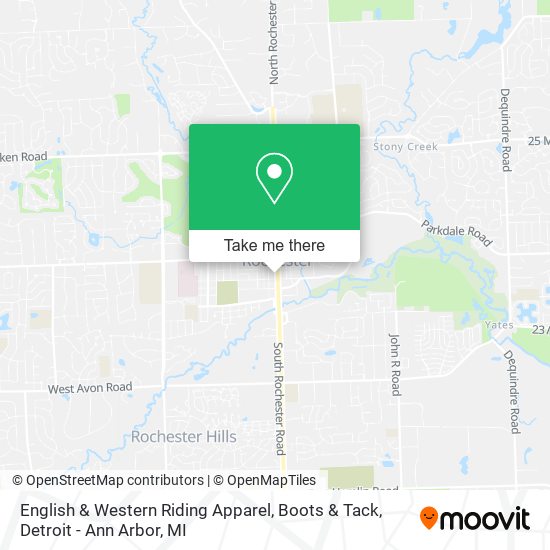 English & Western Riding Apparel, Boots & Tack map