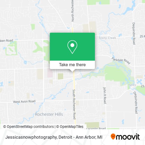 Jessicasnowphotography map