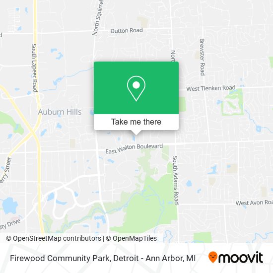 Firewood Community Park map