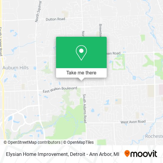 Elysian Home Improvement map