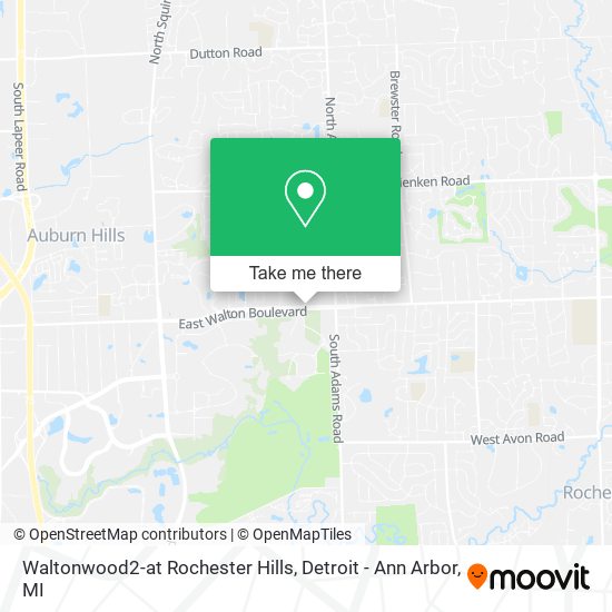 Waltonwood2-at Rochester Hills map