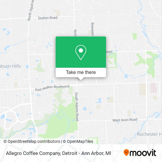 Allegro Coffee Company map