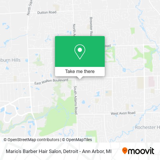 Mario's Barber Hair Salon map