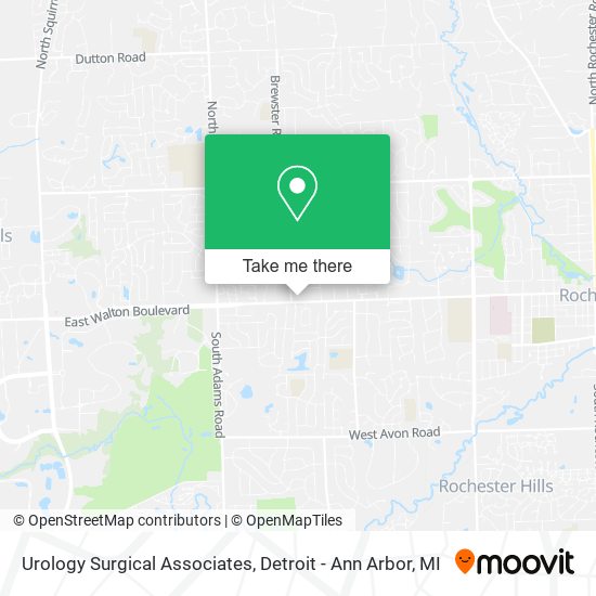 Mapa de Urology Surgical Associates