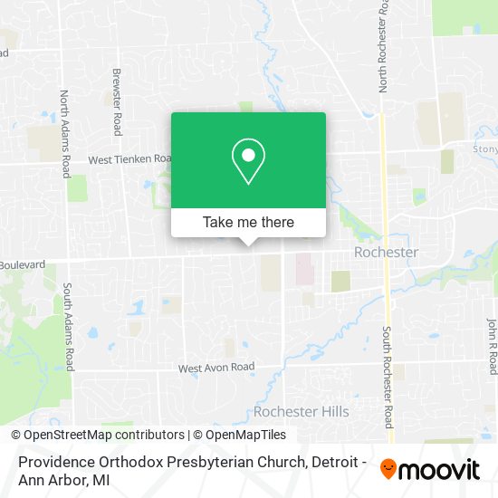 Providence Orthodox Presbyterian Church map