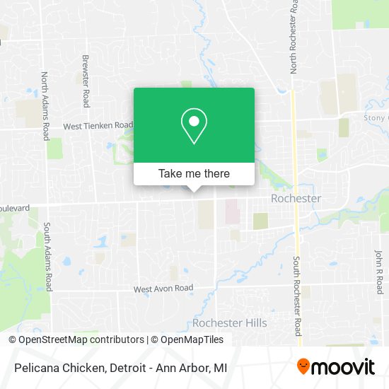 Mapa de Pelicana Chicken
