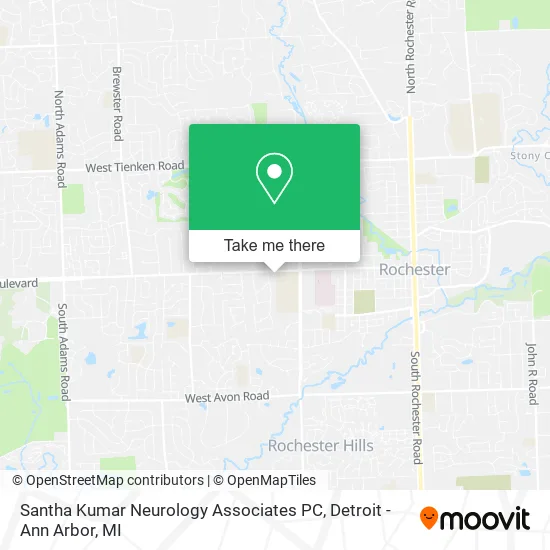 Santha Kumar Neurology Associates PC map