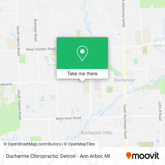 Ducharme Chiropractic map