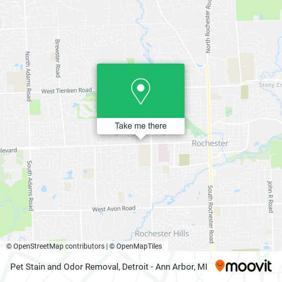 Mapa de Pet Stain and Odor Removal