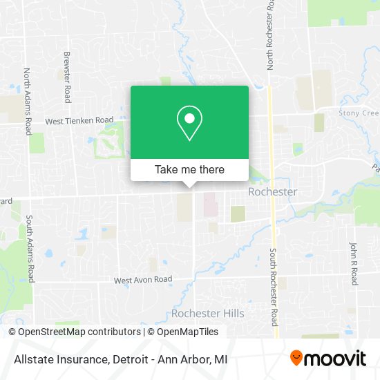 Allstate Insurance map