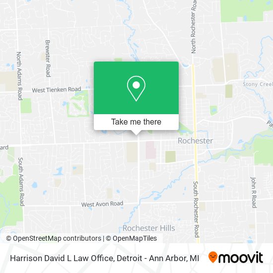 Harrison David L Law Office map