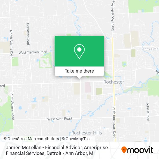 James McLellan - Financial Advisor, Ameriprise Financial Services map